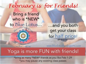 Bring a new student, get $9 yoga class!