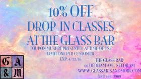 10% off Unique Glass Fusing Classes!