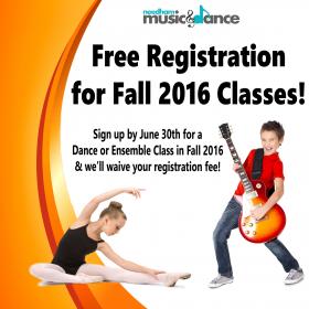 Free Registration for Classes!