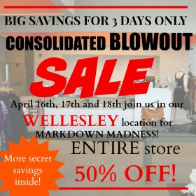 50% Off Spring Blowout Sale!