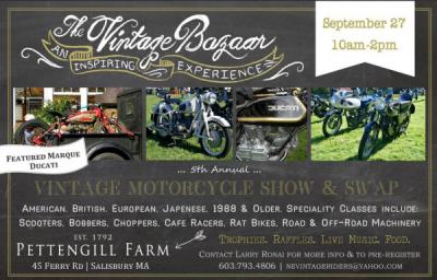 Vintage Bazaar Motorcycle Show & Swap