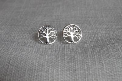 Tree of Life Sterling Studs