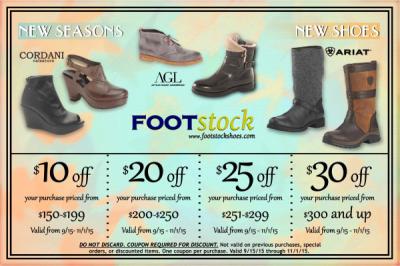 Fall Footwear Coupons!